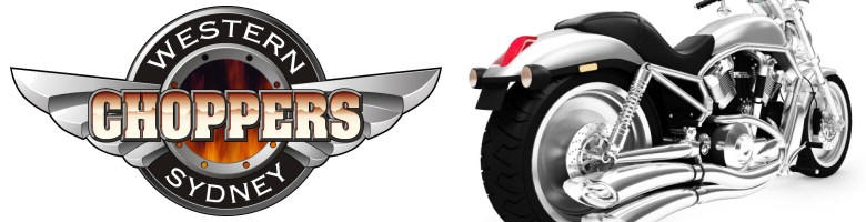 Western Sydney Choppers custom choppers, motorcycle accessories 