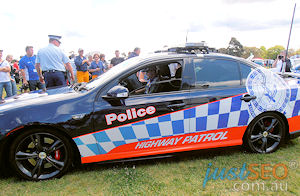 Mark Winterbottom Ford FPV Highway Patrol car