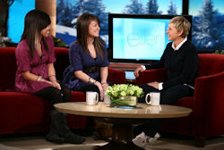 Appearing on the Ellen Show