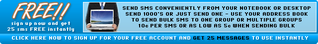 Send SMS FREE